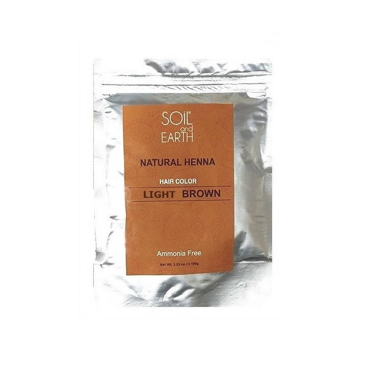 Natural Henna Hair Color- Light brown 100g