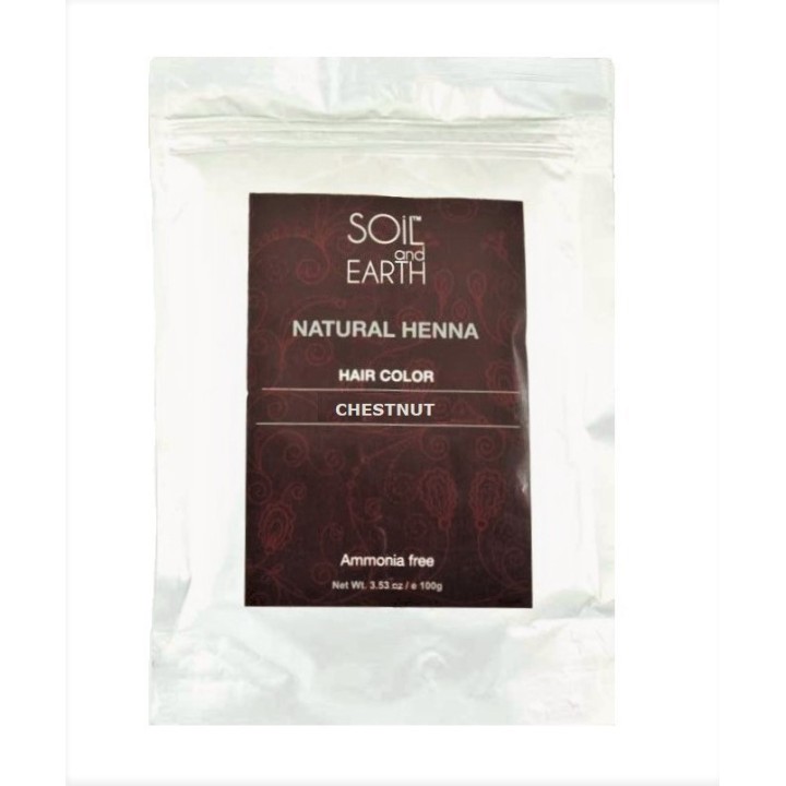 Natural Henna Hair Color- Chestnut 100g