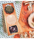 Luxurious Veda 20 Incense Cones with Metal Hanging Sage Mint (Kapha) - miniatura 1