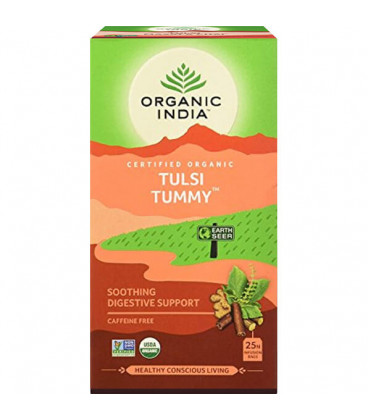 Herbata Tulsi Tummy 25t Organic India Herbata Tulsi Tummy 25t Organic India