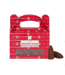 Satya Dragon's Blood Backflow Dhoop Cones