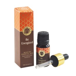 10 ml. Essential Oil Blend in Amber Glass Bottle with Be Energized