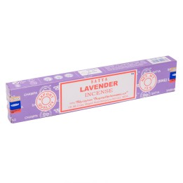Kadzidła Lawendowe Lavender 15g Satya - Kojące, wysublimowane, ziołowe