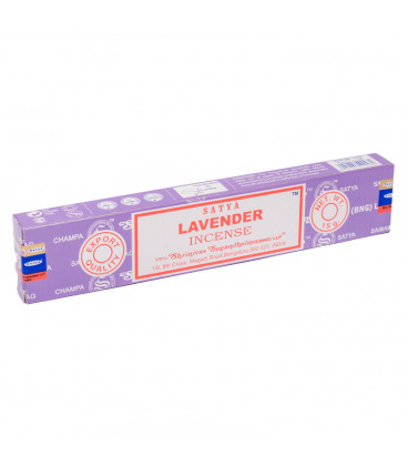 Kadzidła Lawendowe Lavender 15g Satya Kojące wysublimowane ziołowe