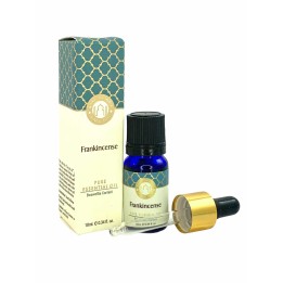 10 ml. Frankincense Luxurious Veda Essential Oil in Blue Bottle Glass  with Golden Dropper