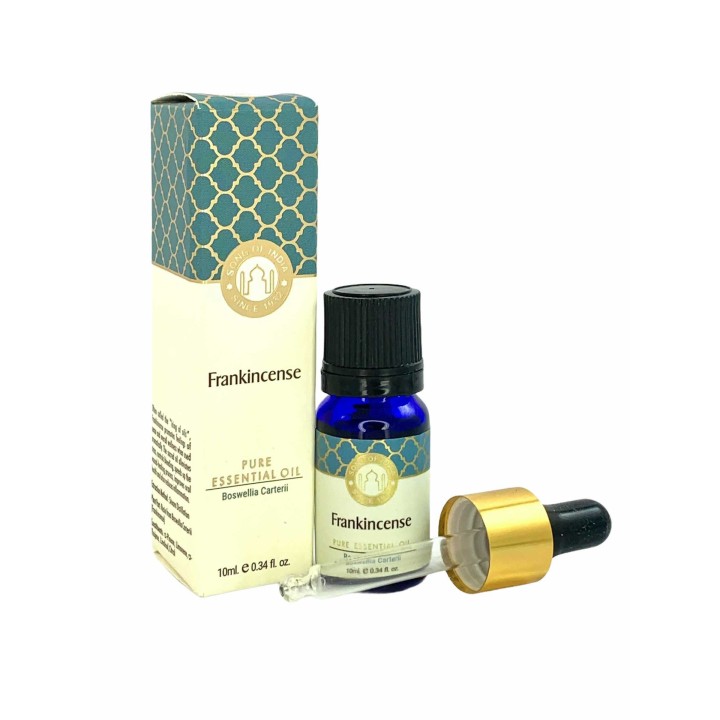 Olejek eteryczny z aplikatorem - Frankincense (kadzidłowiec, Boswelia Carterii), 10 ml. Luxurious Veda Song of India