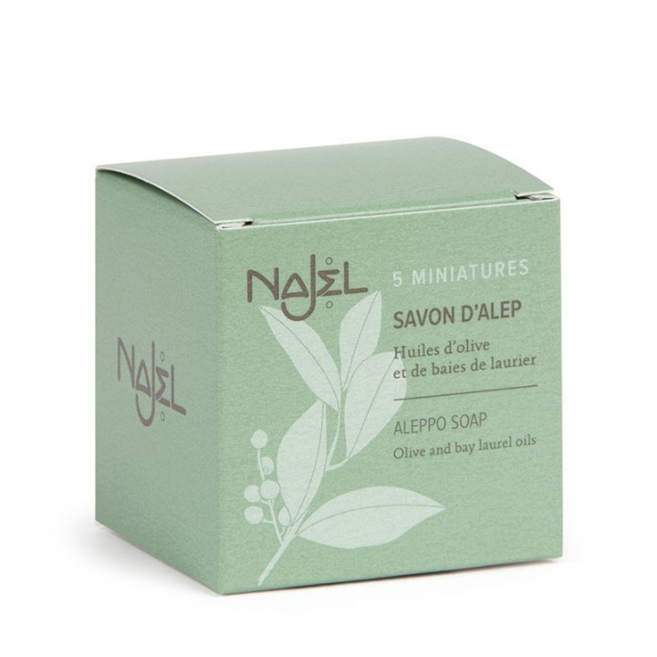 5 GUEST ALEPPO SOAPS - 5 x 20g Najel