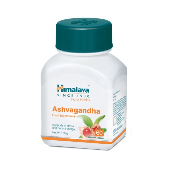 Ashwagandha 60 vege-kaps. Himalaya (Suplement Diety) - witalność i energia