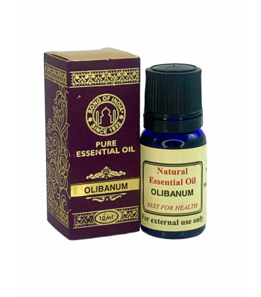 10 ml. Olibanum Essential Oil in Orifice Reducer Blue Glass Bottle s