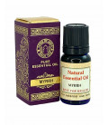 10 ml. Myrrh Essential Oil in Orifice Reducer Blue Glass Bottle s
