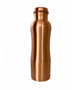 COPPER BOTTLE- CURVED BOTTLE JOINT FREE 900ml [SE 217]