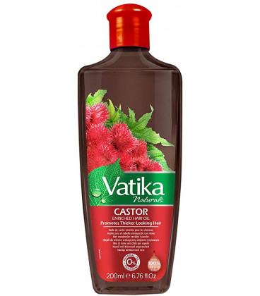 Olejek rycynowy do włosów  Enriched Hair Oil 200ml  Vatika Naturals