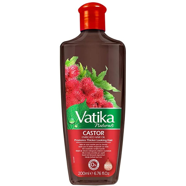Vatika Enriched Hair Oil Castor 200ml-UK