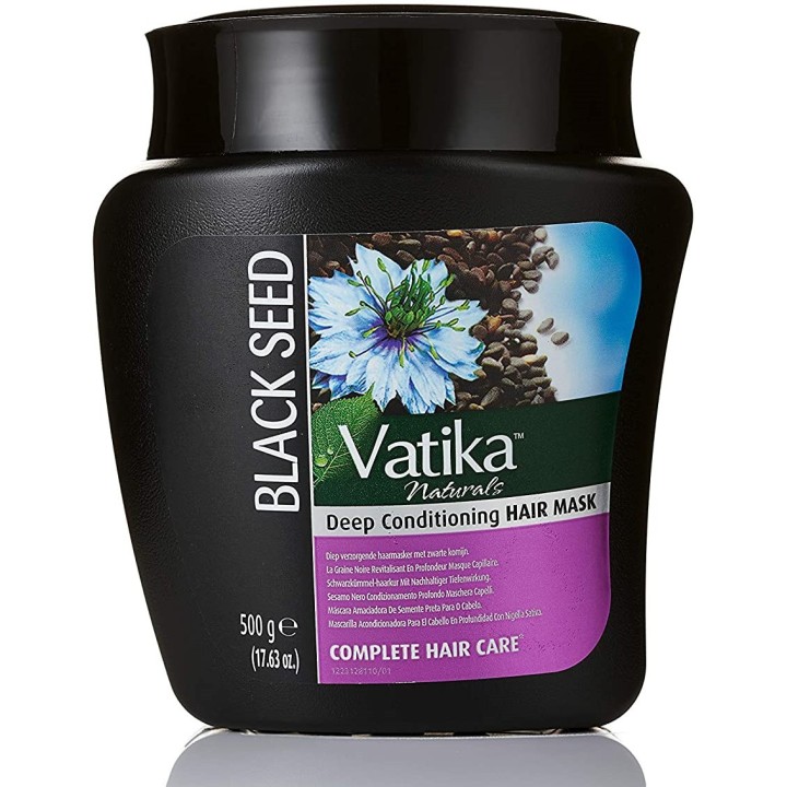 Maska do włosów z czarnuszką Vatika 500ml Dabur (Black seed mask)