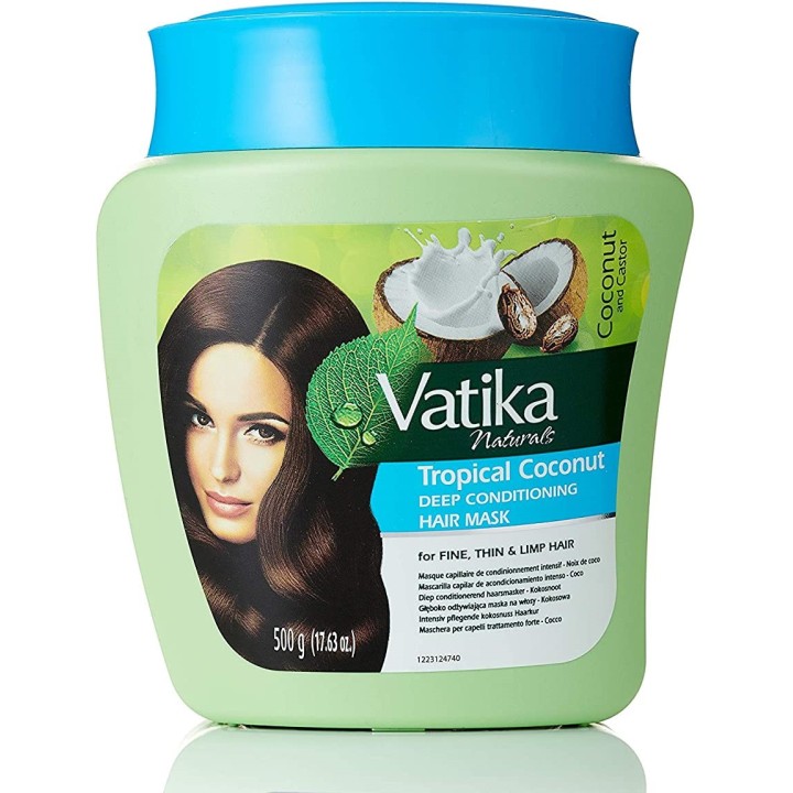 Maska do włosów tropikalny kokos - zwiększająca objętość 500g Vaitika Dabur