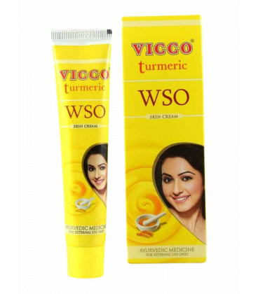 Krem do cery tłustej i trądzikowej Vicco Turmeric Bez olejku sandałowego WSO 30g Vicco Krem do cery tłustej i trądzikowej Vicco Turmeric Bez olejku sandałowego WSO 30g Vicco
