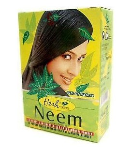 Maseczka Neem w proszku 2w1 do włosów (łupież) i twarzy (cera tłusta) 100g Hesh