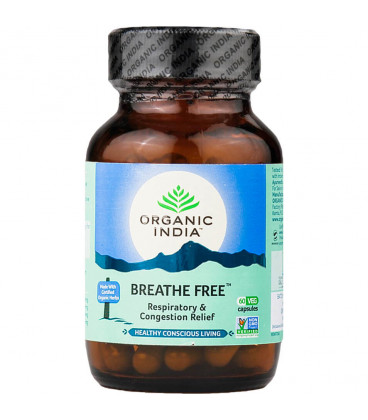Breathe Free Organic India 60 kaps. suplement diety