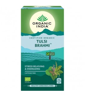Brahmi-Tulsi Tea Organic India 25 bags for immunity