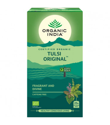 The Original Tulsi Tea Organic India 25 torebek na odporność