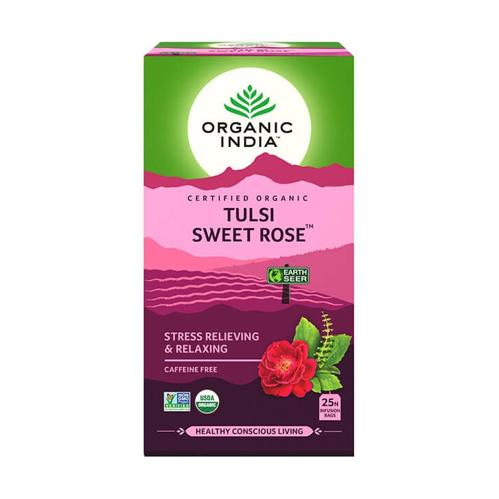 Herbata SWEET ROSE 18 torebek Organic India