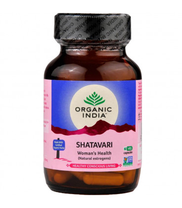 Shatavari Organic India 60 x 400mg (suplement diety)