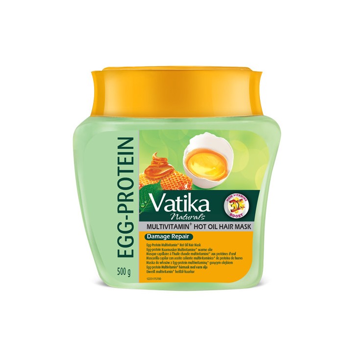Maska do włosów Proteiny Jajeczne Vatika 500g. Dabur