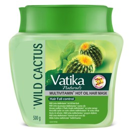 Maska do włosów z dzikim kaktusem Vatika 500ml Dabur (Wild cactus mask)