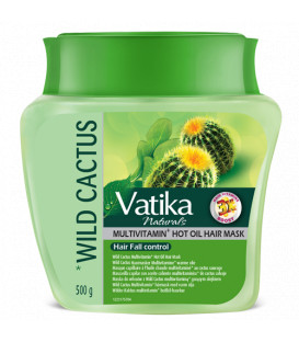 Maska do włosów Dziki Kaktus Vatika 500ml Dabur włosy wypadające i łamliwe