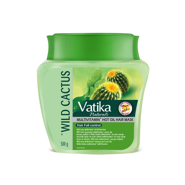 Maska do włosów z dzikim kaktusem Vatika 500ml Dabur (Wild cactus mask)