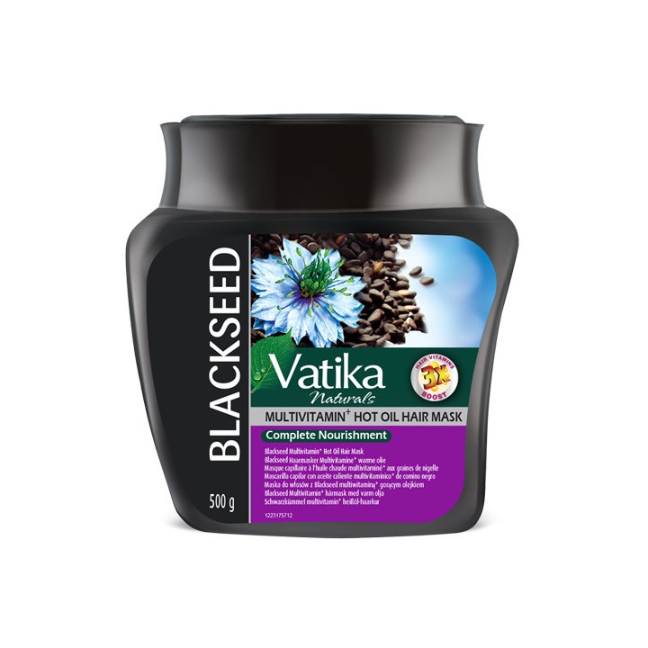Maska do włosów z czarnuszką Vatika 500ml Dabur (Black seed mask)