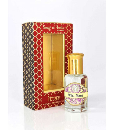 Olejek perfumowany roll-on - Wild Rose - 10 ml. Luxurious Veda - Song of India