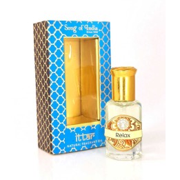 10 ml. Luxurious Veda Perfume Oil in Roll-On Glass Bottles LV11CC Relax