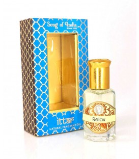 10 ml. Luxurious Veda Perfume Oil in Roll-On Glass Bottles LV11CC Relax