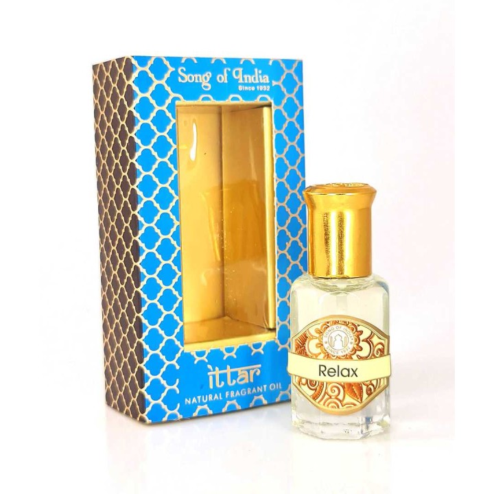10 ml. Luxurious Veda Perfume Oil in Roll-On Glass Bottles LV11CC Relax