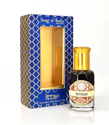 Olejek perfumowany roll-on - Ambra - 10 ml. Luxurious Veda - Song of India