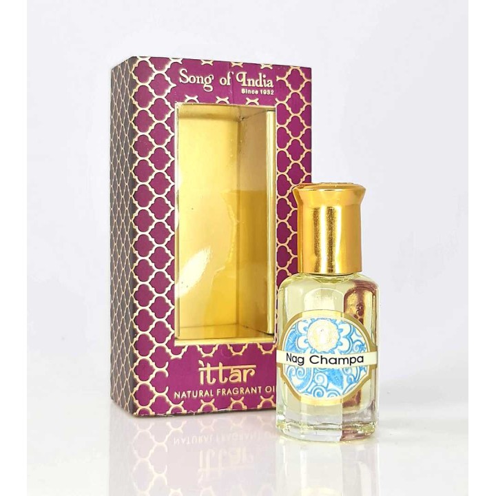 10 ml. Luxurious Veda Perfume Oil in Roll-On Glass Bottles LV11CC Nag Champa
