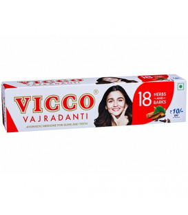 Pasta do Zębów Vicco Vajradanti 200ml + szczoteczka Sensoclean gratis!