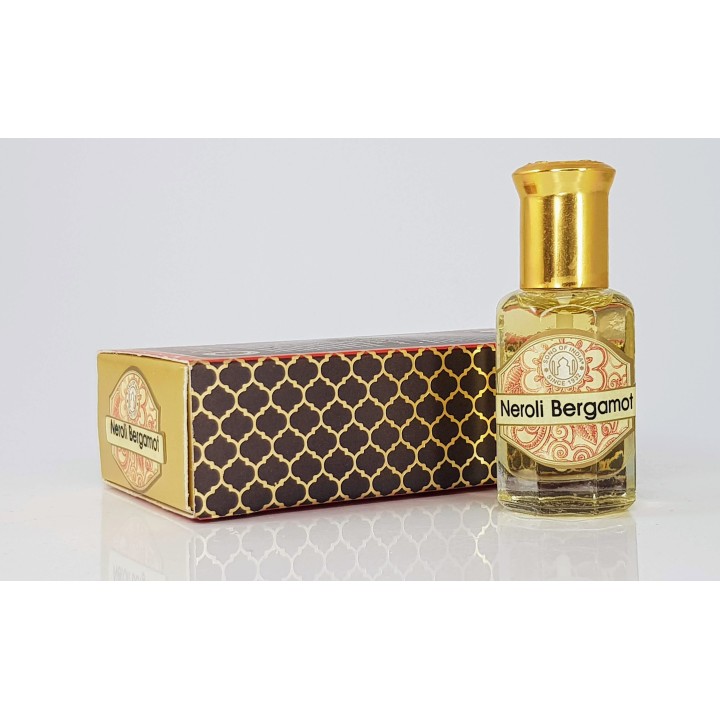 10 ml. Luxurious Veda Perfume Oil in Roll-On Glass Bottles LV11CC Neroli Bergamot