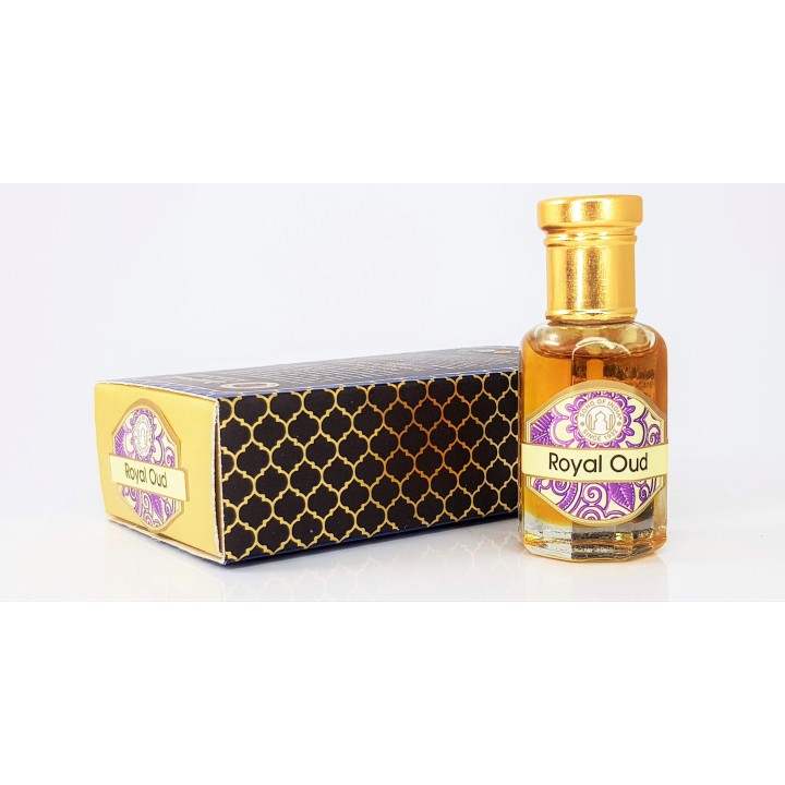 10 ml. Luxurious Veda Perfume Oil in Roll-On Glass Bottles LV11CC Royal Oud