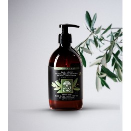 Olive & Moi - Savon liquide 500 ml : 20% HBL - 80% HOV - Bio Cosmos Organic certified by IONC