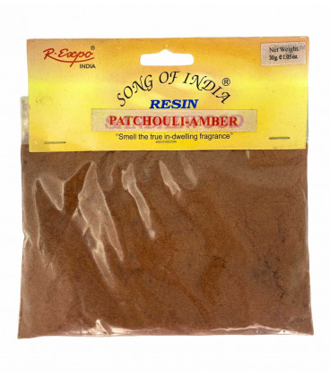 Kadzidło naturalne Patchouli Amber sproszkowane saszetka 30g Song of India Kadzidło naturalne Patchouli Amber sproszkowane saszetka 30g Song of India