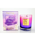 200 g. Healing Stones Scented Candle in Glass Jar HSCA200 Amethyst Crystal