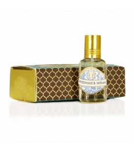 10 ml. Luxurious Veda Perfume Oil in Roll-On Glass Bottles LV11CC Vetiver
