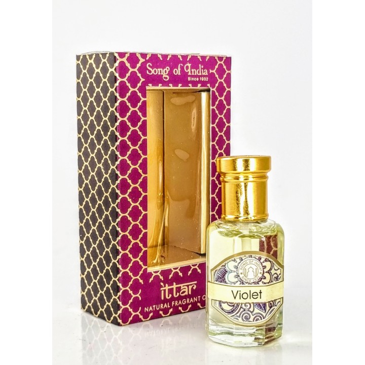 10 ml. Luxurious Veda Perfume Oil in Roll-On Glass Bottles LV11CC Violet