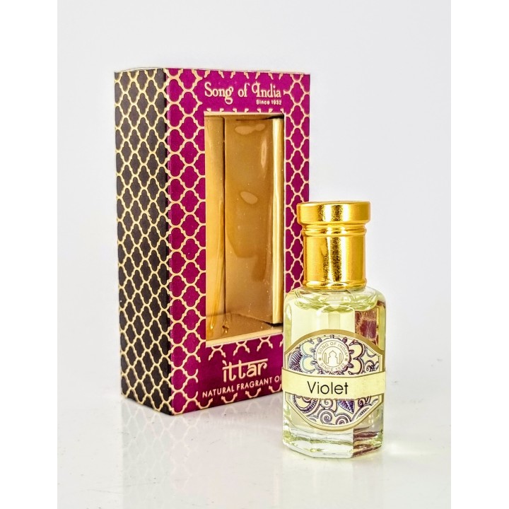 10 ml. Luxurious Veda Perfume Oil in Roll-On Glass Bottles LV11CC Violet