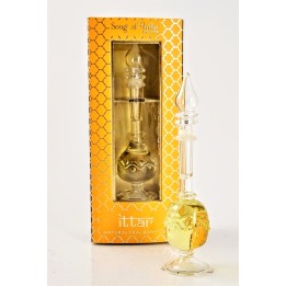 5 ml. Luxurious Veda Perfume Oil in Hand-Blown Glass Bottle Sandalwood & Vetiver