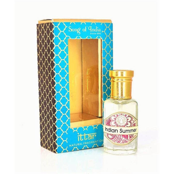 10 ml. Luxurious Veda Perfume Oil in Roll-On Glass Bottles LV11CC Indian Summer