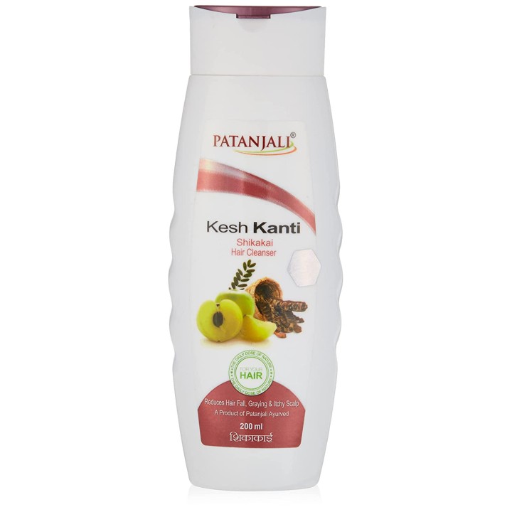 Ajurwedyjski szampon Shikakai 200ml PATANJALI Do włosów wypadających i słabych