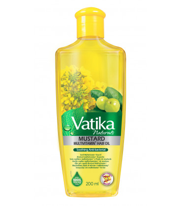Vat Mul Vit Hair Oil - Mustard 200 ml-UK